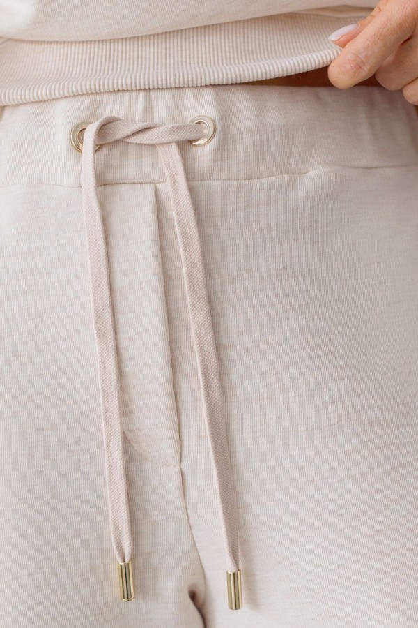 V W4407.12 Брюки жен бежевый меланж