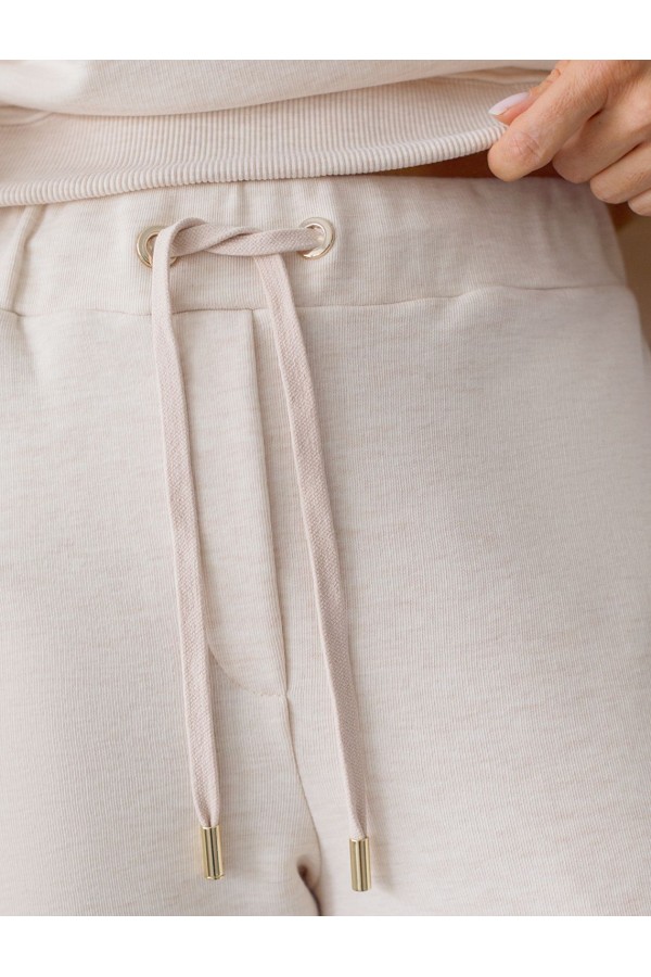 V W4407.12 Брюки жен бежевый меланж