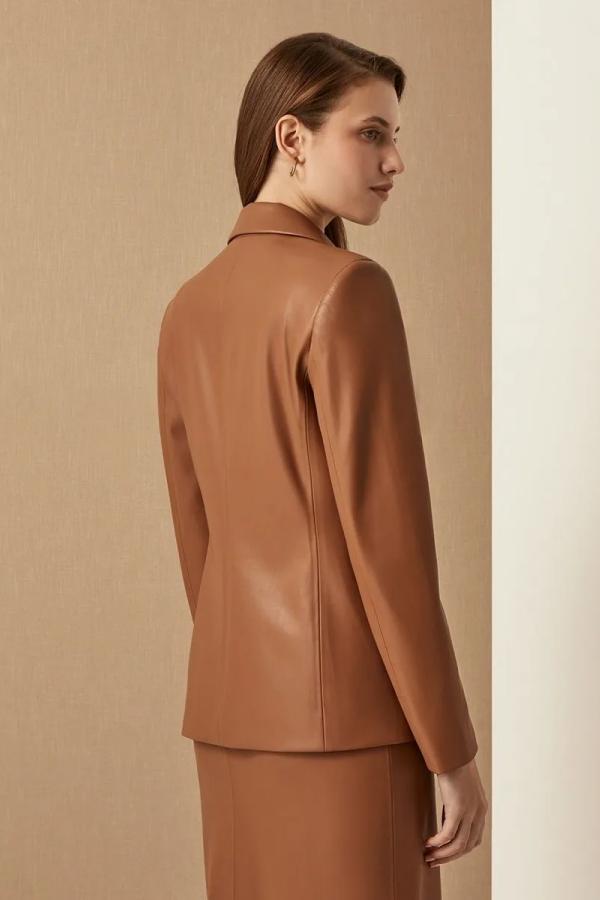 El W0063.16 Жакет женский кричневый