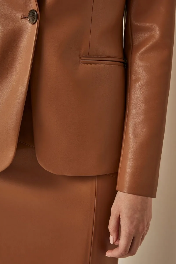 El W0063.16 Жакет женский кричневый