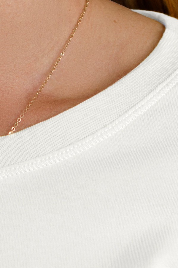 V W4914.50 Лонгслив белый