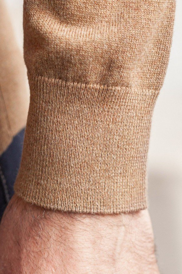 V M3914.18 Джемпер муж коричневый меланж