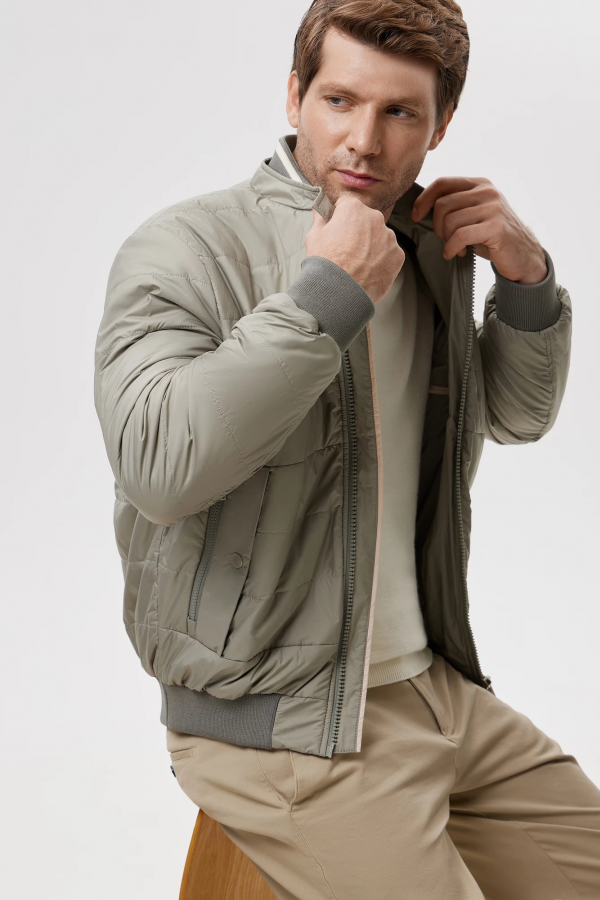 El M3634.55 Куртка муж серо-зеленый
