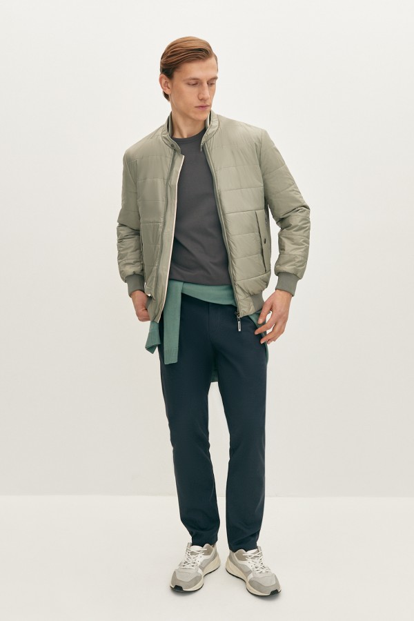 El M3634.55 Куртка муж серо-зеленый