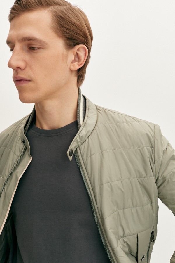 El M3634.55 Куртка муж серо-зеленый