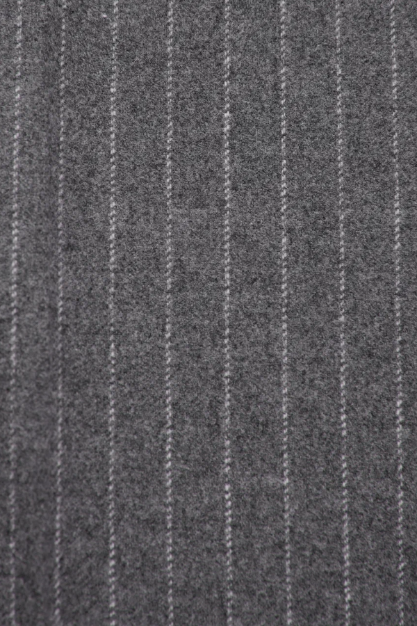 A 0135.55 Жакет двубортный в полоску, Серый