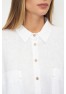 E 3435.50 Блузка женская лняная белый E 3435.50 Блузка женская лняная белый