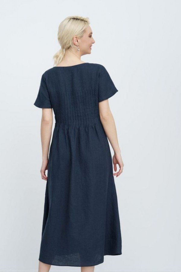 E 3803.67 Платье женское темно-синий