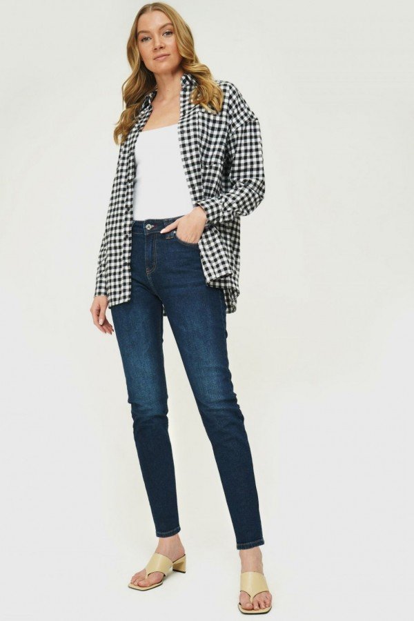 T W5660.36 (108-1-coll) брюки джинсовые жен 32 (S) (8)