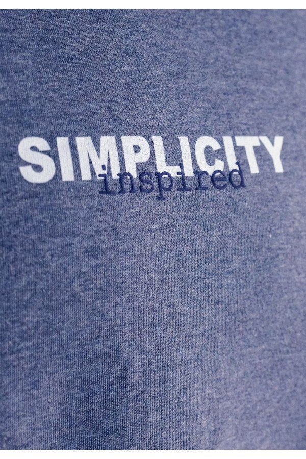 V M49038.34 Свитшот муж синий меланж