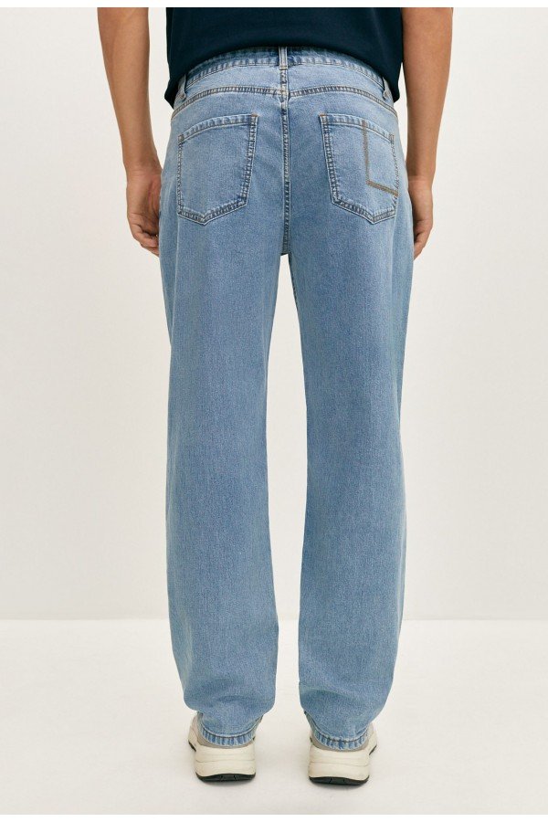 EL M0266.55 Джинсы мужские серо-голубой
