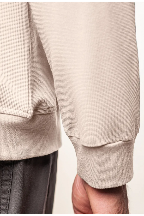 V M49027.12 Свитшот муж бежевый