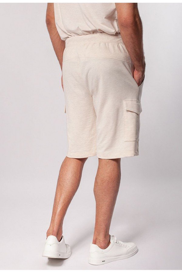 V M4802.12 Шорты мужские бежевый меланж