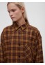 A 0164.11 Рубашка в клетку желто-коричневый
