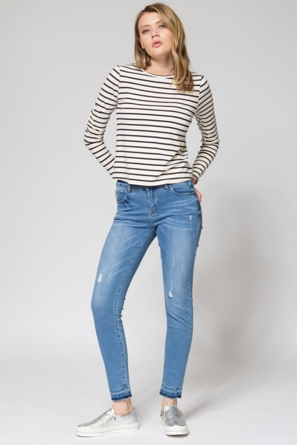 T4F W2708.33 (702-2-coll) брюки джинсовые жен 32 