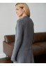 V W149.56 Кардиган жен темно-серый меланж