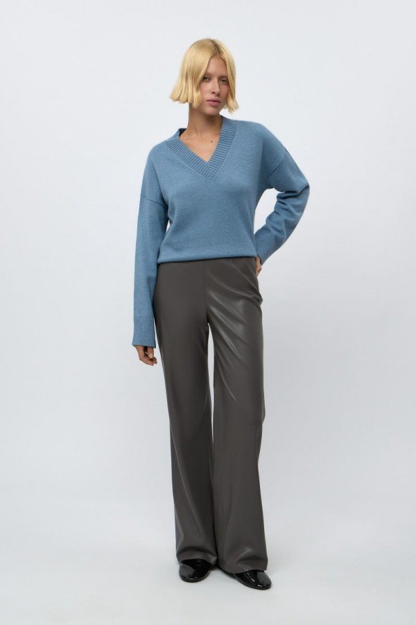 CS W250949.57 Брюки из эко-кожи серый