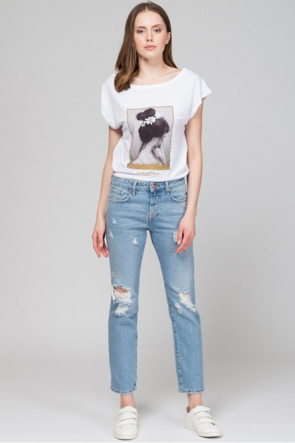 T W2714.35 (702-2-coll) брюки джинсовые жен 32