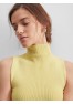 A 2240.11 Трикотажный топ с воротником стойка желтый A 2240.11 Трикотажный топ с воротником стойка желтый
