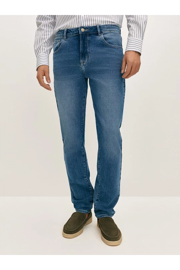 EL M0325.34 Джинсы муж серо-голубой