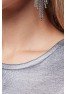 V W017.96 Футболка женская матовое серебро