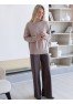 V W206.13 Свитер женский макиато меланж V W206.13 Свитер женский макиато меланж