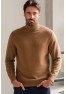V M3400.16 Свитер муж коричневый меланж
