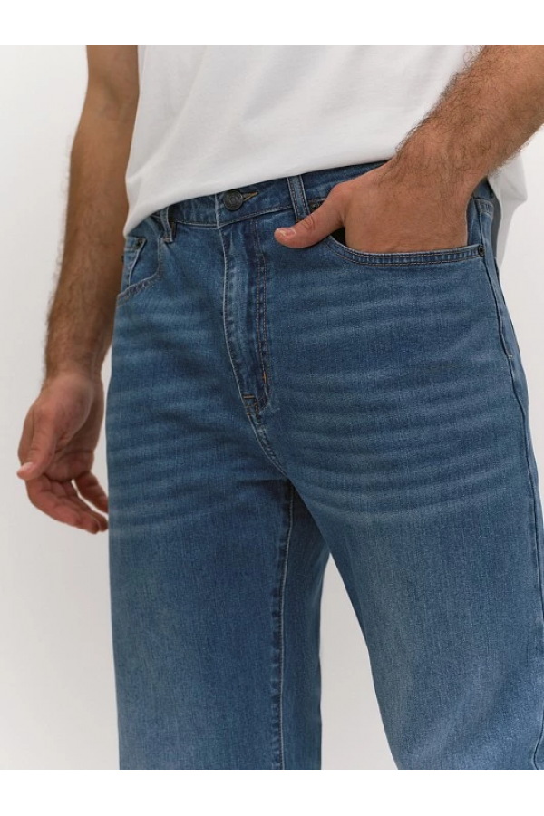 EL M0044.33 Джинсы муж светло-синий