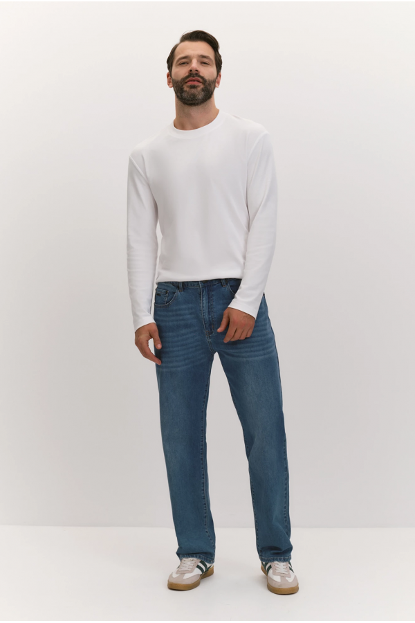 EL M0044.33 Джинсы муж светло-синий