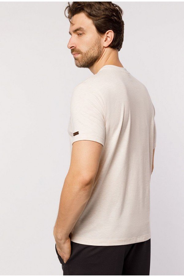 V M49026.14 Футболка муж овсяный