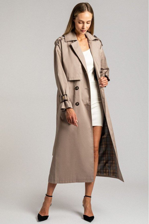 D В013-13.17 Плащ (Бежевый Cappuchino)