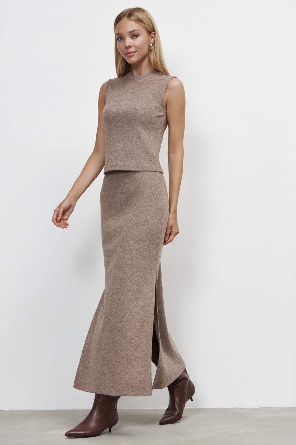 C W4582.12 Юбка какао