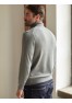 V M3400.57 Свитер муж серый меланж