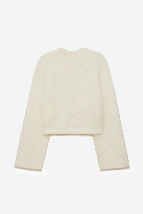 A 3181.30 Джемпер букле молочный