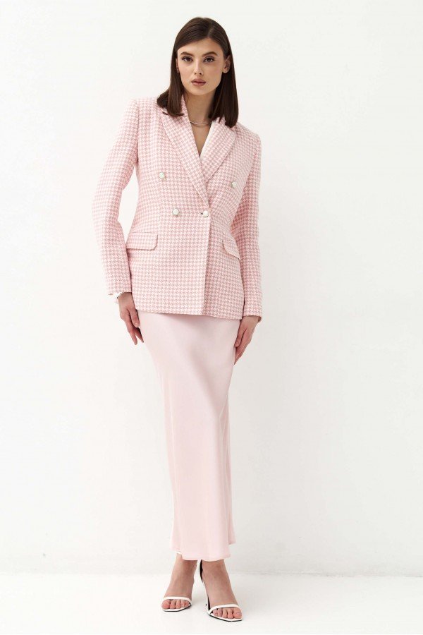 C W 4568.72 Юбка атласная светло-розовый