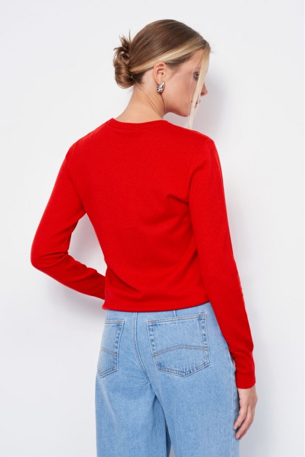E 31050.25 Джемпер женский красный