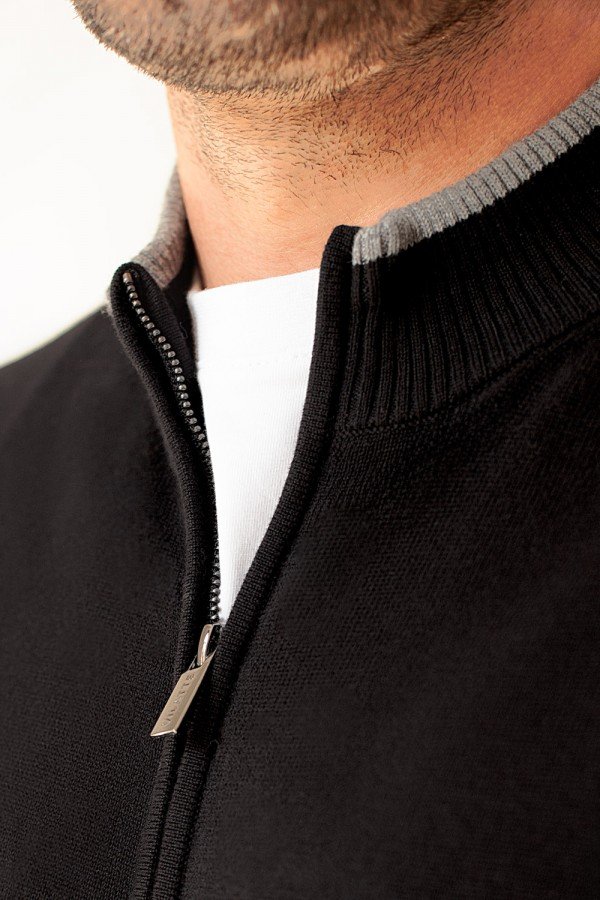 V M3100.58 Кардиган муж черный