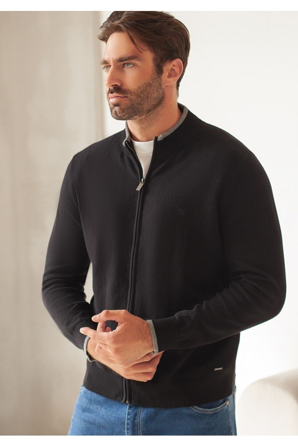 V M3100.58 Кардиган муж черный