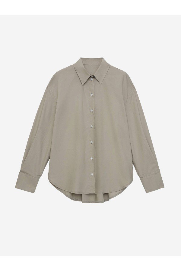 A 3716.54 Рубашка свободного кроя с защипами