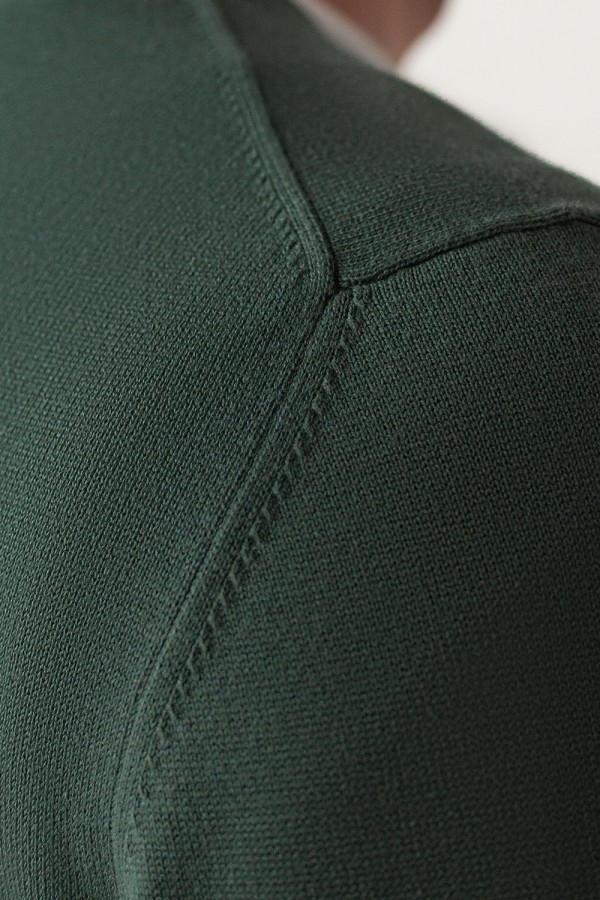 V M3914.44 Джемпер муж дымчатый зеленый