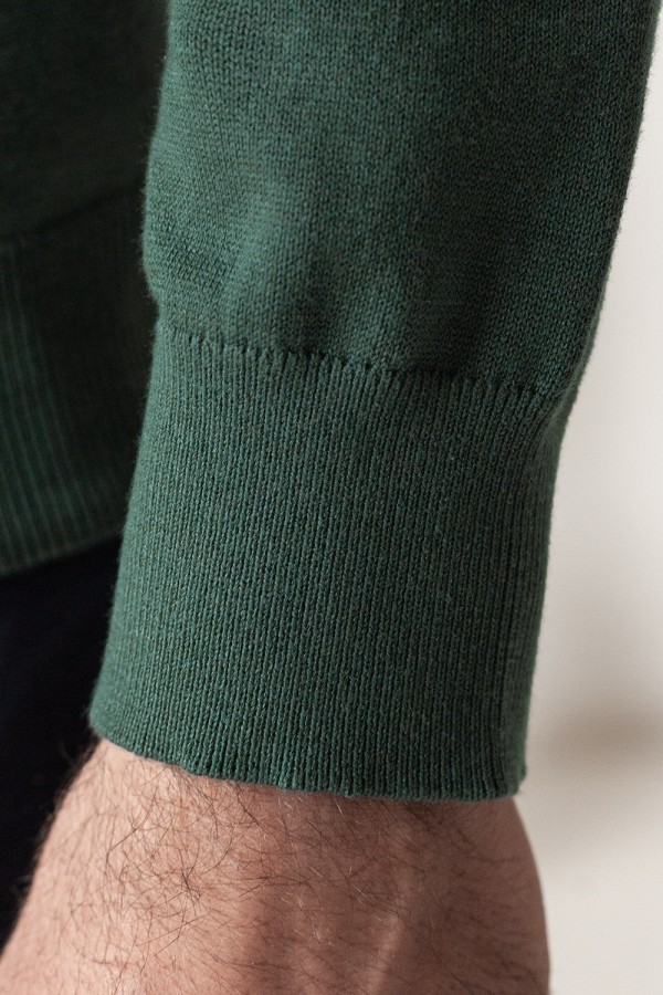 V M3914.44 Джемпер муж дымчатый зеленый