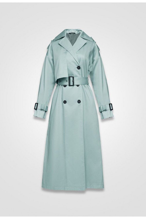 D В013-13.32 Плащ (Серо-голубой)