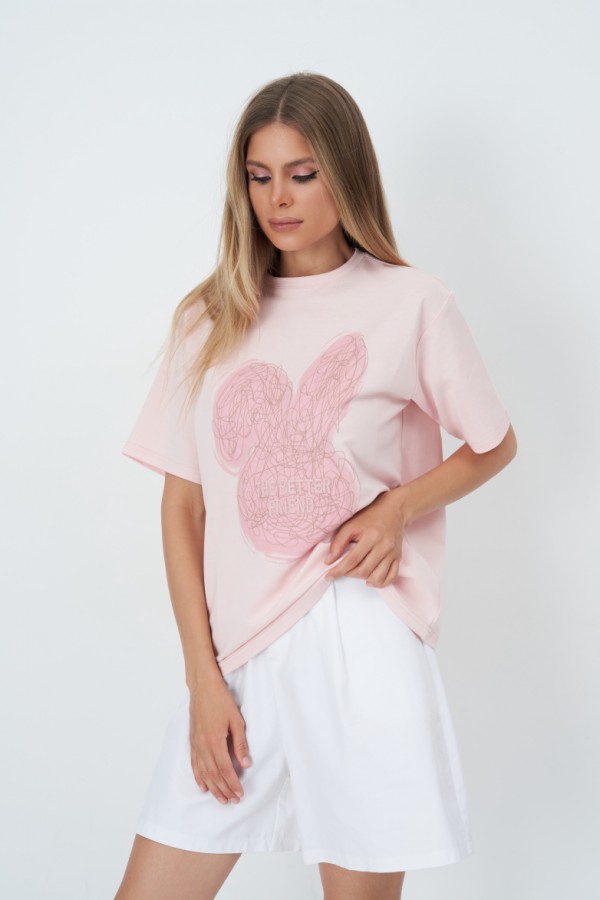 E 52012.99 Футболка розовый E 52012.99 Футболка розовый