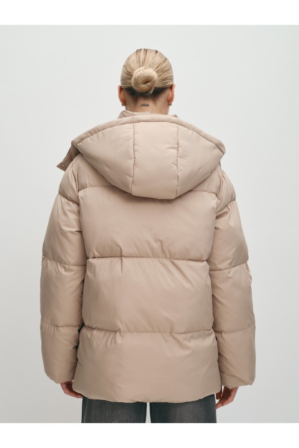 El W0065.14 Куртка женская пуховик Бежевый