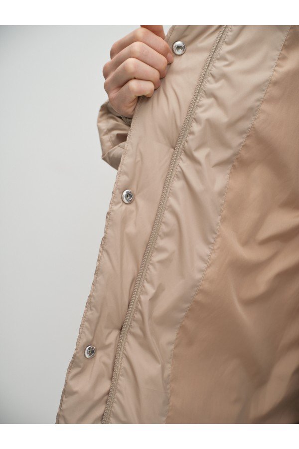 El W0065.14 Куртка женская пуховик Бежевый