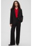 A 1502.58 Жакет свободного кроя однобортный черный